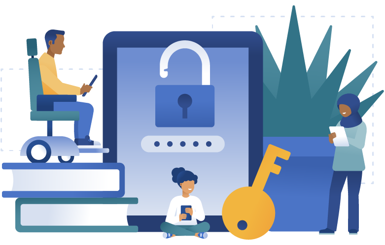 Stacks Story Container Accessible To All Illustration