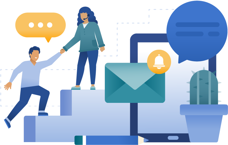 Stacks Story Container Support At Every Step Illustration